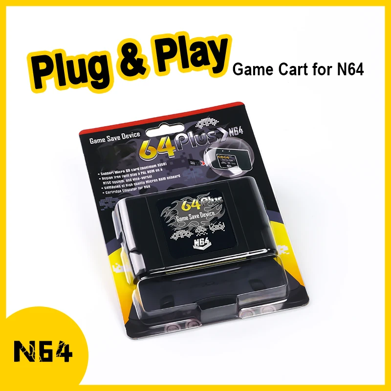 Retro Gaming N64 - 64 ビットレトロ 340 で 1 ゲームカード