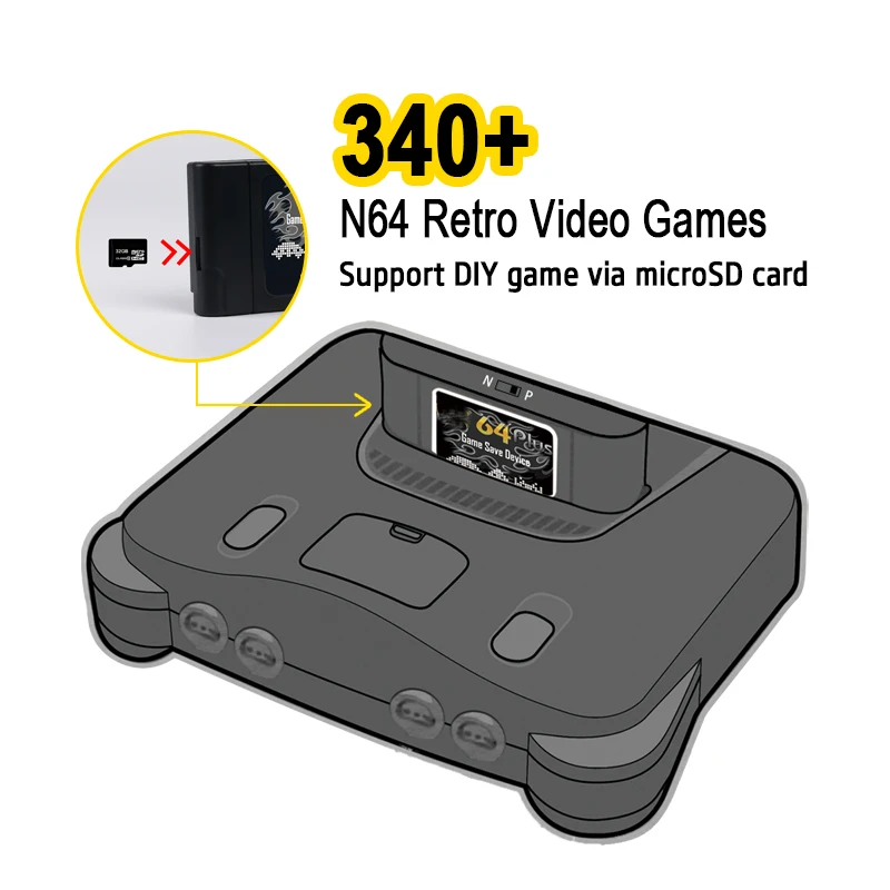 64 ビットレトロ 340 で 1 ゲームカード N64 ビ - Retro Gaming N64 のレビューと価格