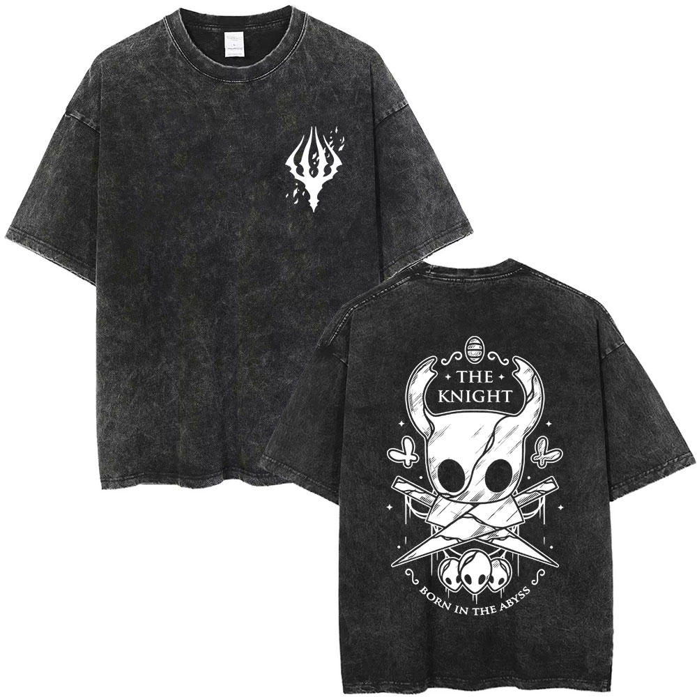 ウォッシュドヴィンテージゲーム ホロウナイト 両面プリントT - Retro Gaming T Shirt のレビューと価格