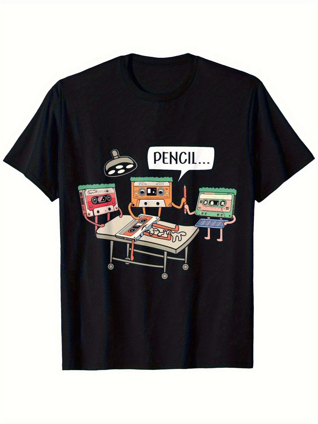 男性綿黒 Tシャツヴィンテージ 80 年代グラフィックプリン - Retro Gaming T Shirt のレビューと価格